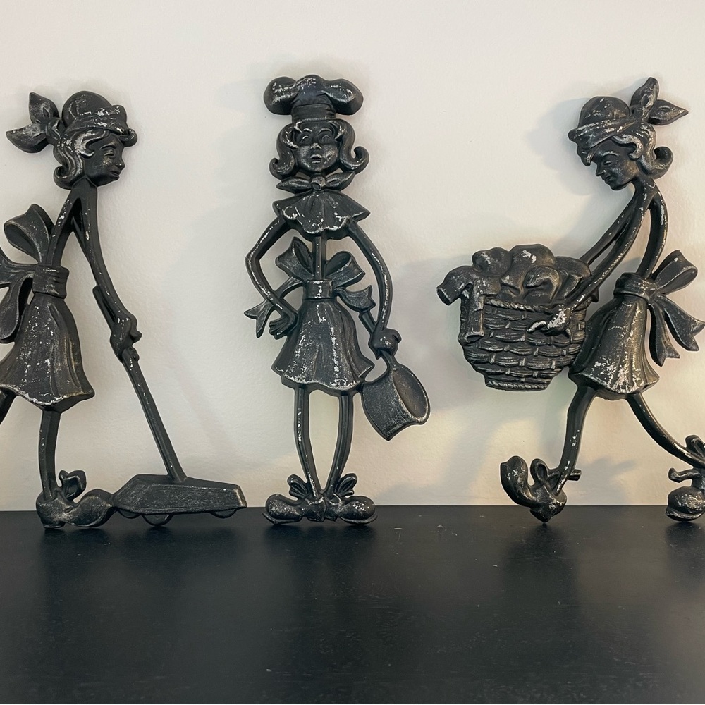 Sexton Vintage Metal (3) Figurines